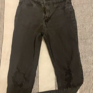 Hollister size 1S black distressed jeans
